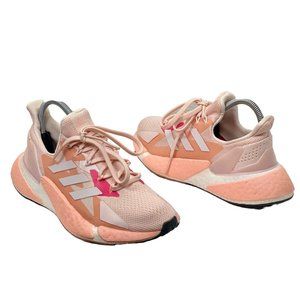 GUC Adidas Womens Size 6.5 X9000L4 FW8407 Pink Running Casual Shoes Sneakers